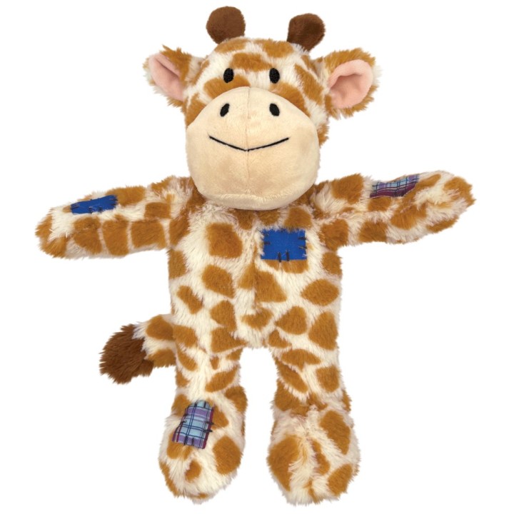 KONG WildKnots Hundespielzeug Giraffe - Gr. S/M: ca. L 24,1 x B 20,3 x H 8,9 cm