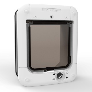 Cat Mate Mikrochip Katzenklappe 360W -  Katzenklappe weiß