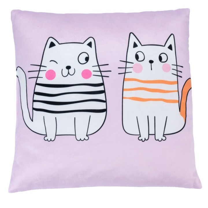 Smartpet Kissen "Stripey Cats" - L 40 x B 40 cm