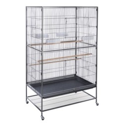 TIAKI Vogelkäfig Grand Espace - L 90 x B 58,4 x H 152,4 cm