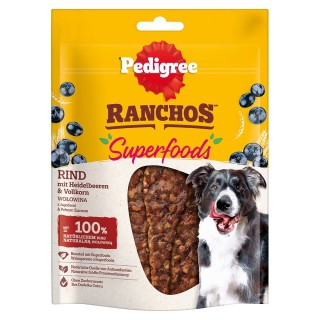 Pedigree Ranchos Superfoods - Sparpaket: Rind 7 x 70 g