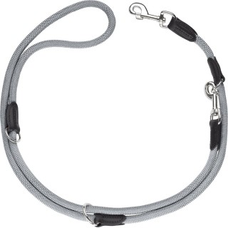 Hunter Verstellbare Führleine Eiby Freestyle, grau - 10/200