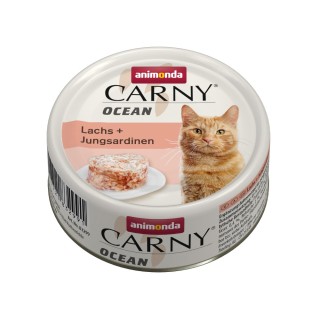 Sparpaket animonda Carny Ocean 24 x 80 g - Lachs + Jungsardinen