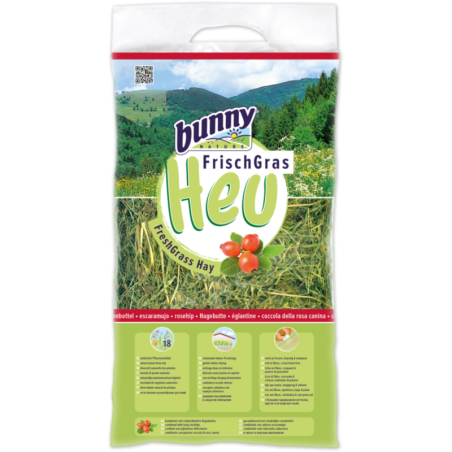 bunny FrischGras Heu - Hagebutte