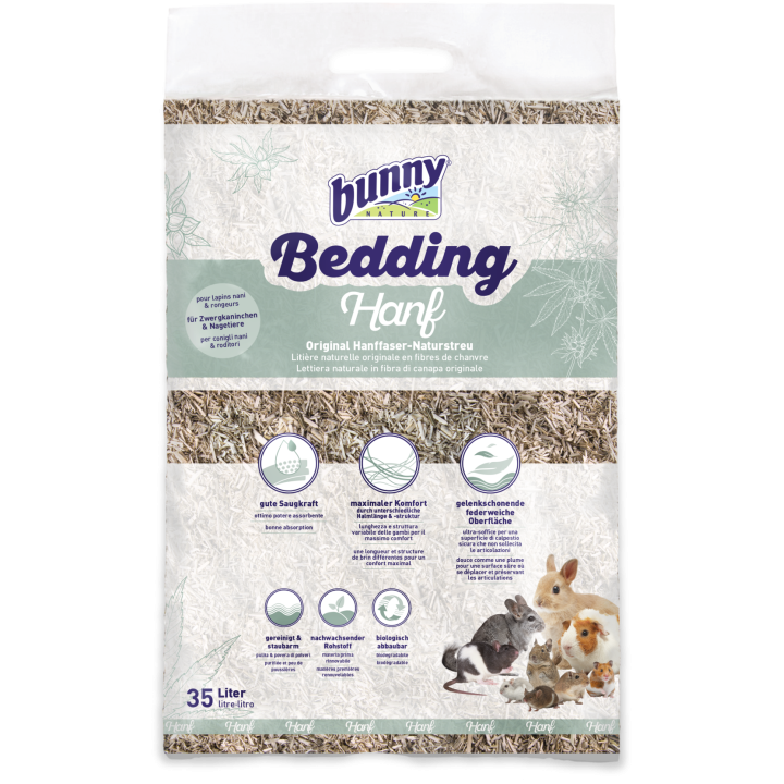 bunny Bedding Hanf - 35 l