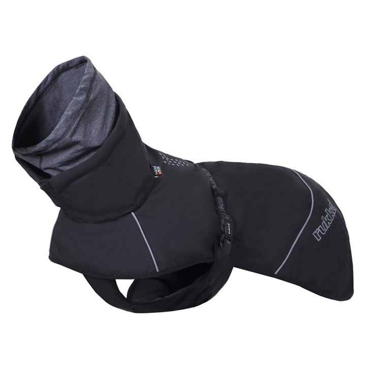 Rukka® Warmup Hundemantel 2.0, schwarz - Größe: ca. 50 cm Rückenlänge