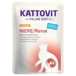 Kattovit Niere/Renal Pouches 24 x 85 g - Huhn