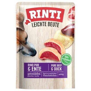 Sparpaket: RINTI Leichte Beute 30 x 400 g - Rind Pur & Ente