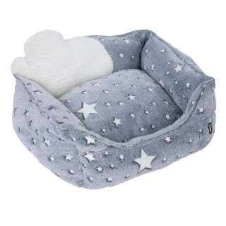 TIAKI Hundebett Glowing Stars - L 50 x B 40 x H 23 cm