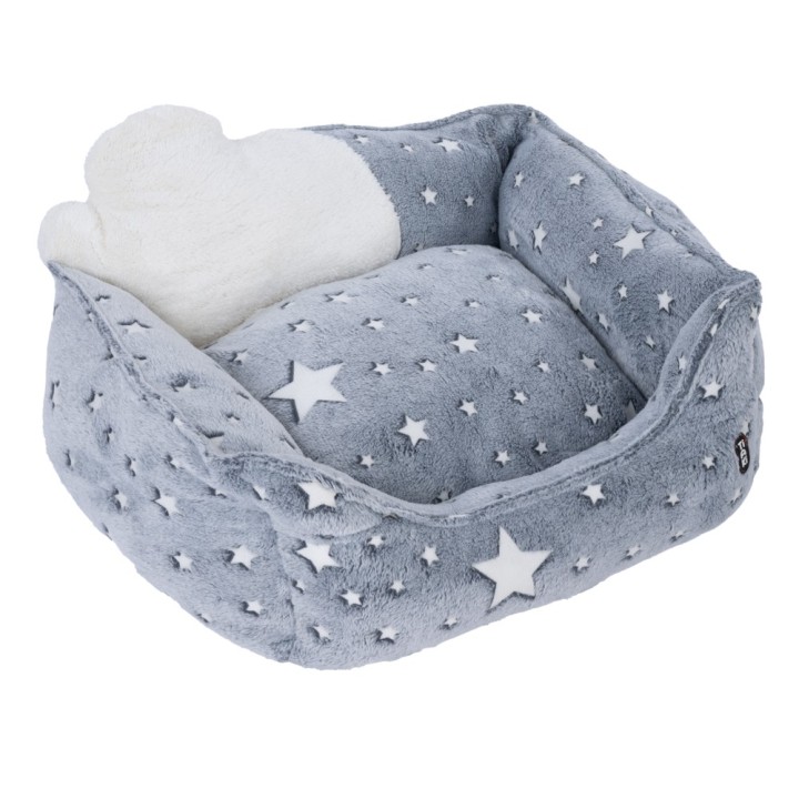 TIAKI Hundebett Glowing Stars - L 50 x B 40 x H 23 cm