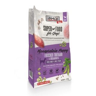 MAC's DOG Mono Puppy Truthahn - 3 kg