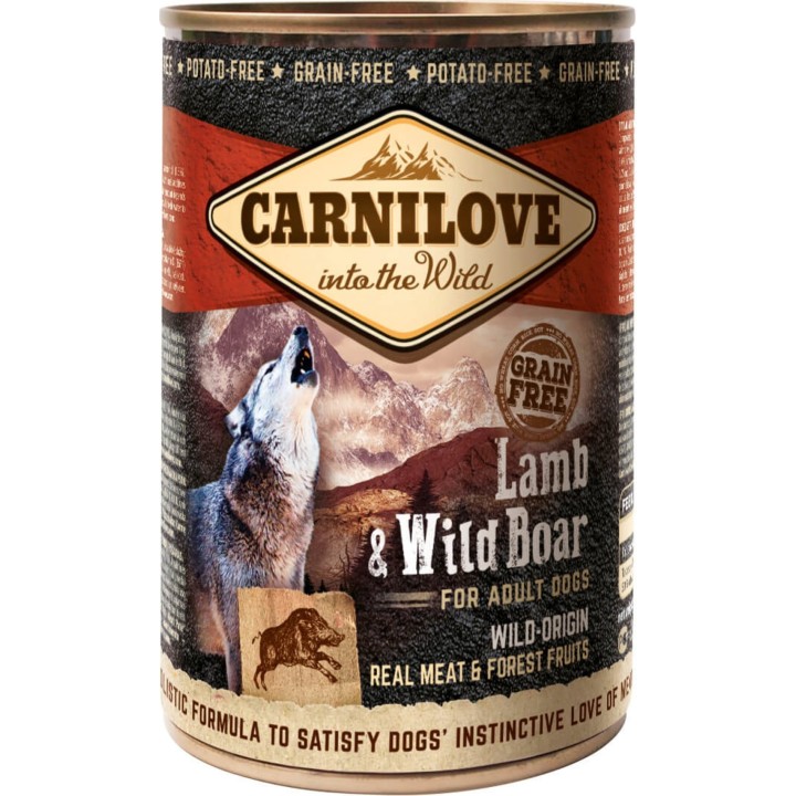 Carnilove Dosenfutter Lamb & Wild Boar - Adult - 400 g