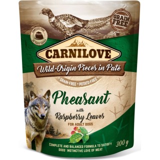 Carnilove Wild-Origin Pieces in Paté Pheasant - Adult - 300 g