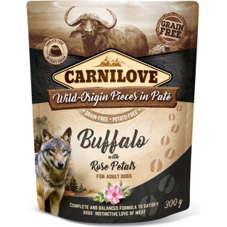 Carnilove Wild-Origin Pieces in Paté Buffalo - Adult - 300 g