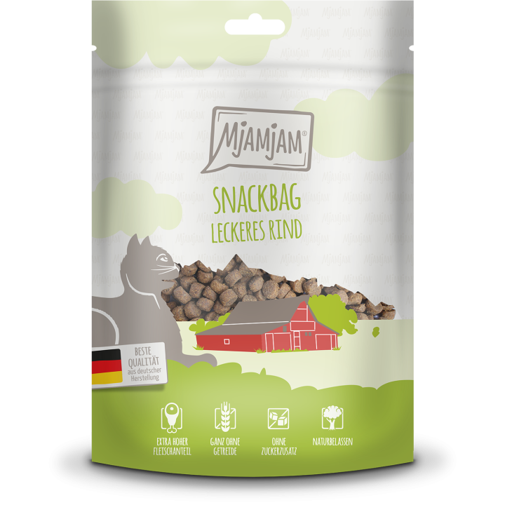 Mjamjam Snackbag Rind - 125 g