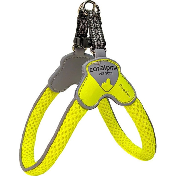 Coralpina Geschirr MINI Neongelb - XXS