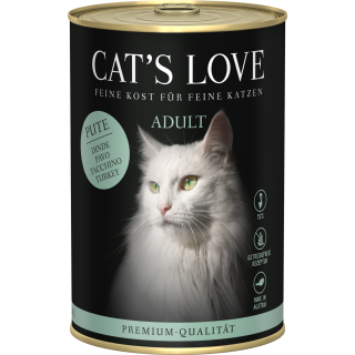 CAT's LOVE Katzen Nassfutter ADULT PUTE PUR - 400 g