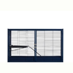 Savic Royal Suite 100, navy blau - Käfig-Erweiterung: L 99,8 x B 63,2 x H 61 cm