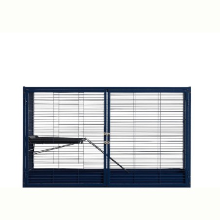 Savic Royal Suite 100, navy blau - Käfig-Erweiterung: L 99,8 x B 63,2 x H 61 cm