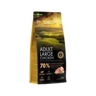 Profine Adult Large Breed Hundefutter - Huhn - 12 kg