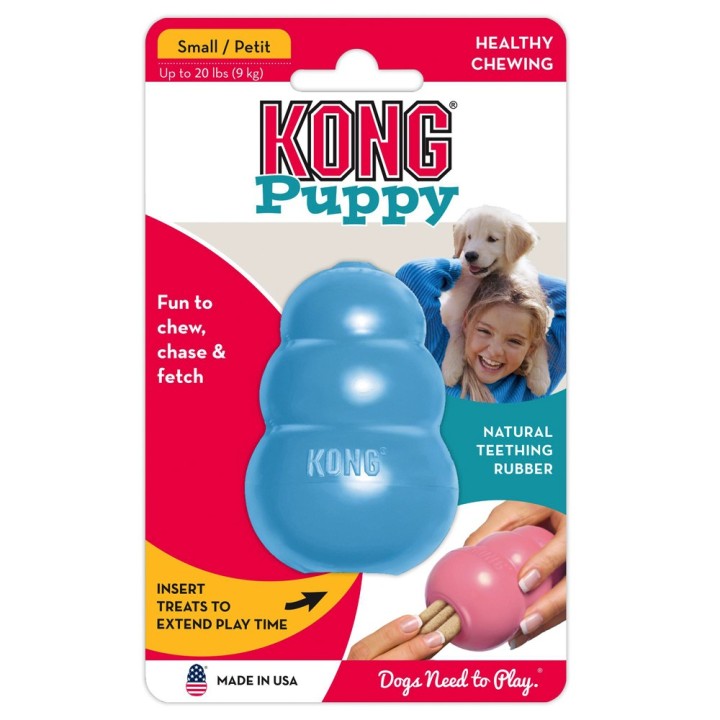 KONG Welpenspielzeug - S, blau