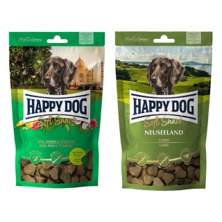 Kombi-Paket: Happy Dog Soft Snack -  India 3 x 100 g + 3 x 100 g Neuseeland