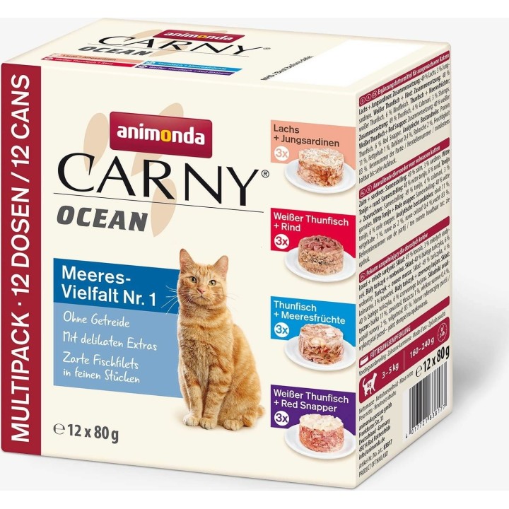 Animonda Carny Adult Ocean Meeresvielfalt 12x80g - 960 g