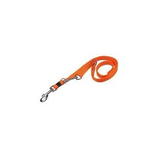 Karlie - Neon & Reflex Hunde-Führleine [200 cm x 15 mm, Farbe: Neonorange]