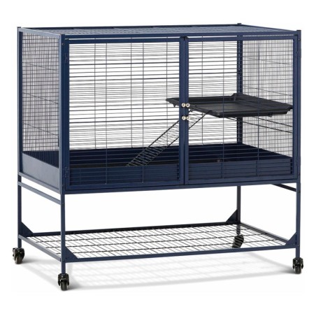 Savic Royal Suite 100, navy blau - Hauptkäfig: L 99,8 x B 63,2 x H 99 cm