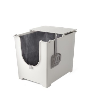Modkat Katzentoilette Flip - weiß