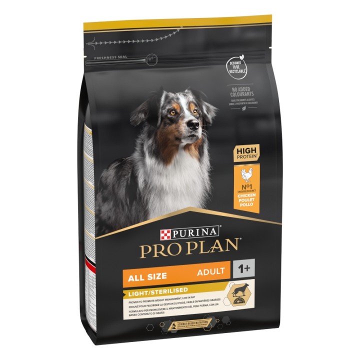 PURINA PRO PLAN All Sizes Adult Light/Sterilised - 3 kg