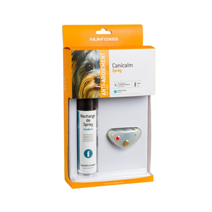 Anti-Bell-Halsband für Hunde - geruchloses Spray Num'axes Canicalm Spray