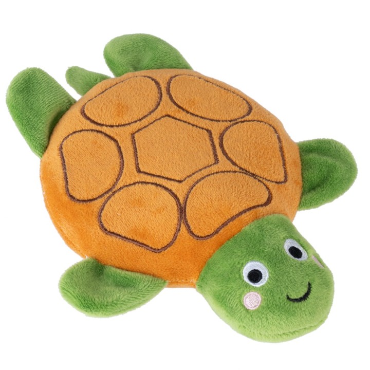 TIAKI Stille Quietsch-Schildkröte - L 16,6 x B 19,5 cm
