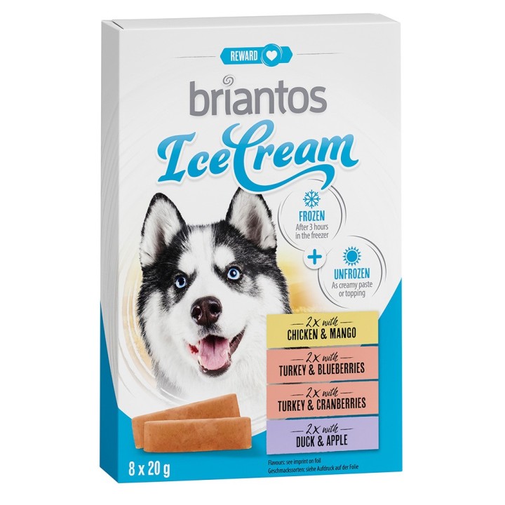 Hundesnack Briantos Ice Cream  - 3 x 160 g