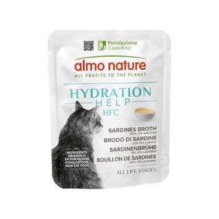 Almo Nature HFC Hydration Help 6 x 50 g - Sardinenbrühe mit Sardinen