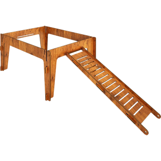 Cucciolotta Polly Unterteil für Classic XL Hühnerstall - 1 Stk