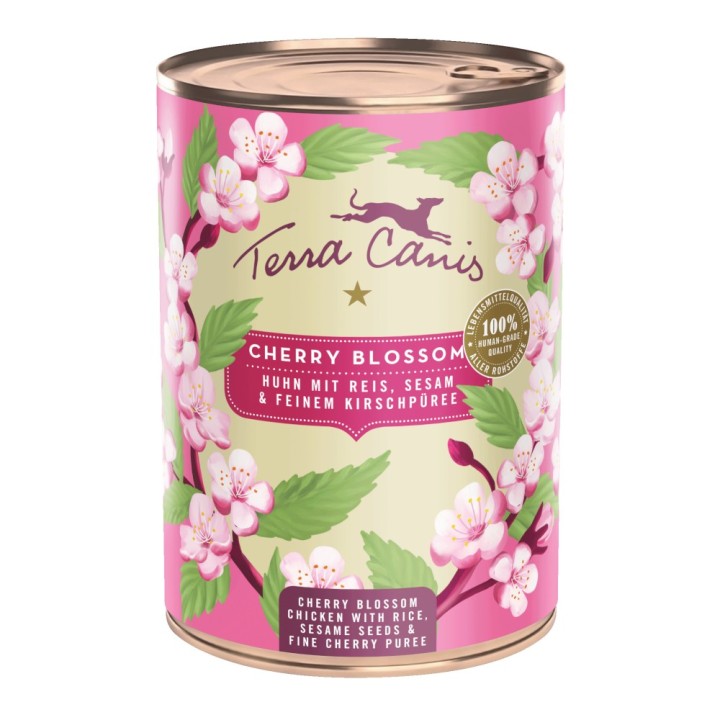 Terra Canis Menü Floralis 6 x 400 g - Cherry Blossom: Huhn