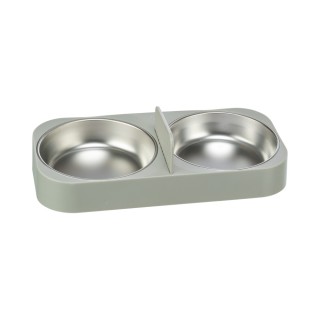 Trixie Futterautomat TX-C Smart - Zubehör: Ersatz-Doppelnapf 500 ml, L 32 x B 5 x H 16 cm