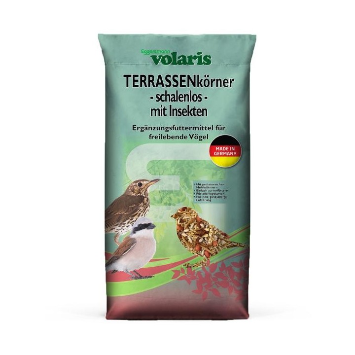 Eggersmann volaris Terrassenkörner schalenlos mit Insekten 10 kg