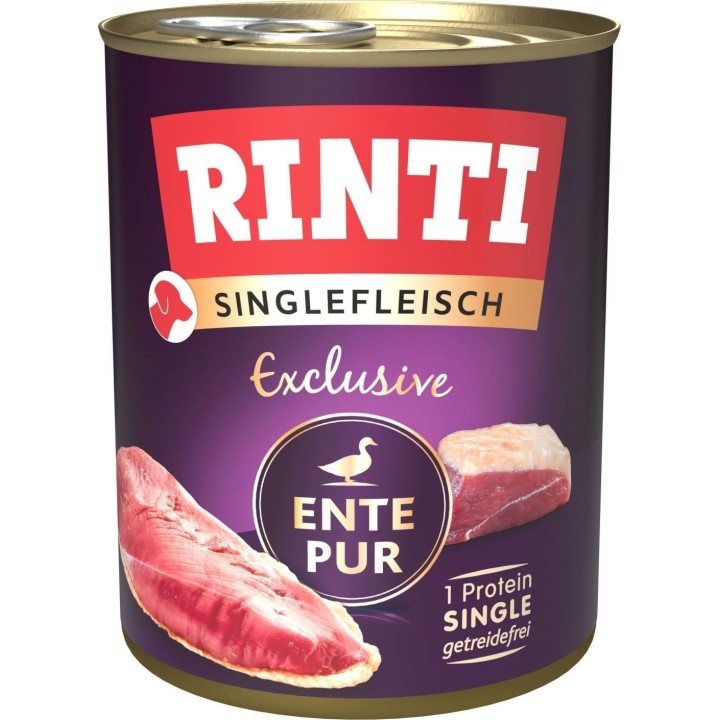 Rinti Singlefleisch Dose 800g - Ente Pur