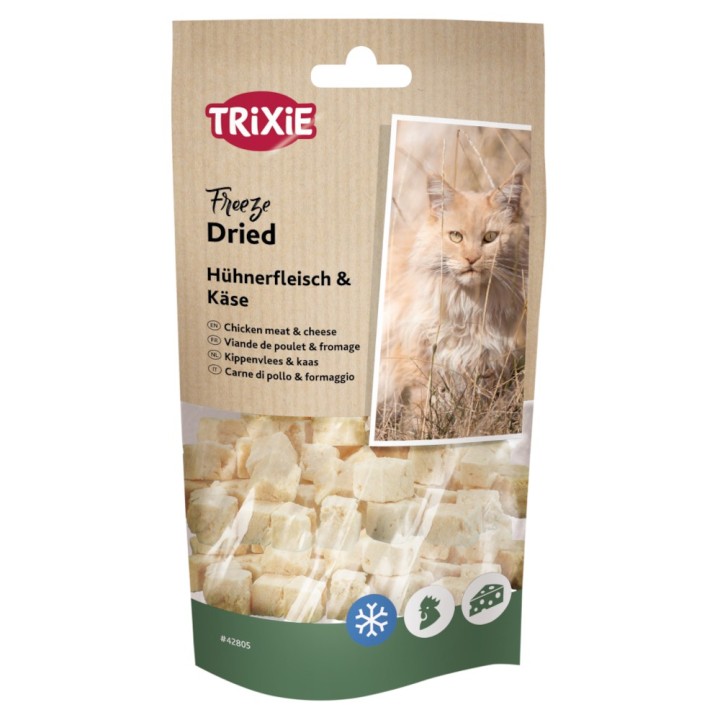 Trixie Gefriergetrocknete Snacks mit Huhn & Käse - 25 g