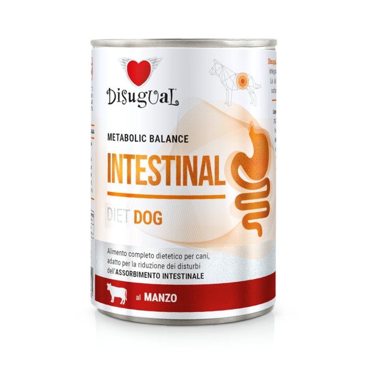 Sparpaket Disugual Metabolic Balance Intestinal Dog 12 x 400 g - Rind