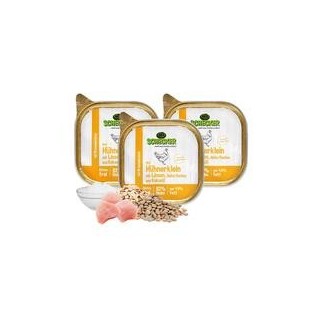 Schecker - Schecker Hundemenü - Hühnerklein mit Linsen, Haferflocken und Kokosöl [3 x 200g]