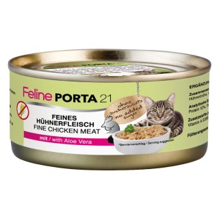 Feline Porta 21 6 x 156 g - Hühnerfleisch mit Aloe (getreidefrei)