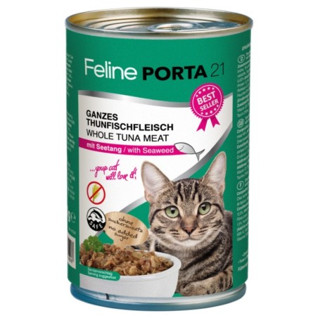 Feline Porta 21 6 x 400 g - Thunfisch mit Seetang (getreidefrei)