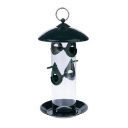 TIAKI Futterspender für Wildvögel aus Metall - Ø 16 x H 30,5 cm