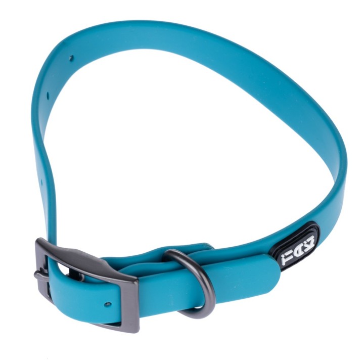 TIAKI Wasserabweisendes PVC-Halsband, blau - Größe S: 24-36 cm Halsumfang