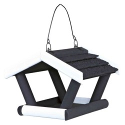 Trixie Natura Vogelfutterhaus zum Aufhängen L 17 x B 14 x H 19 cm