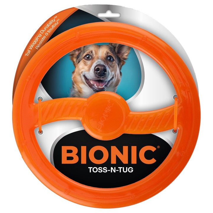 BIONIC Toss-N-Tug Wurfring für Hunde - Ø 22,7 cm