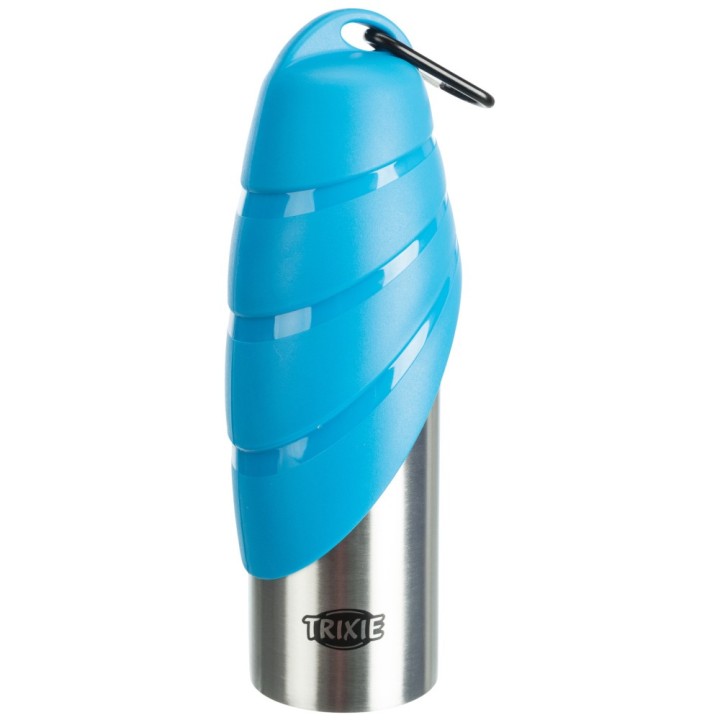 Trixie Friends on Tour Edelstahl-Flasche mit Trinknapf - 750 ml